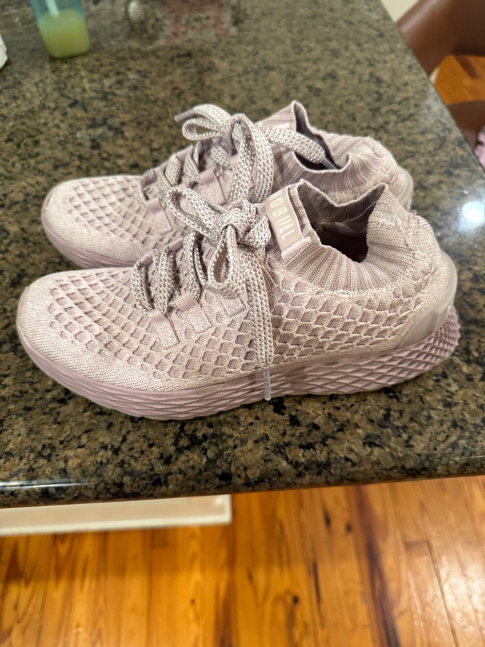 NOBULL Women's Knit Athletic Shoes in Light Lavender